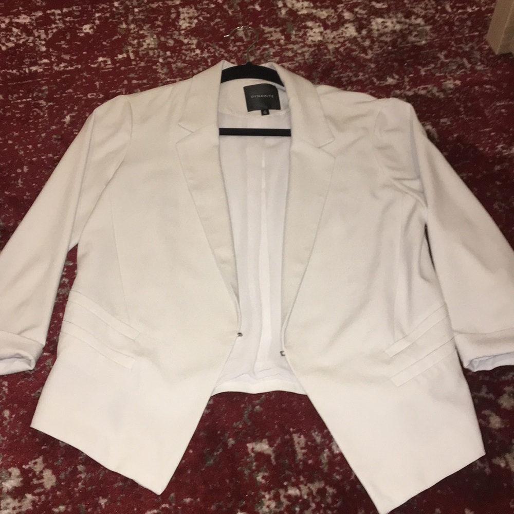 White blazer